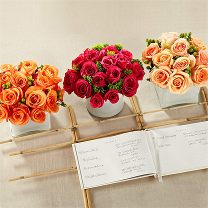 Dawn Rose Centerpiece –  Harpers House Of Flowers, Goldsboro NC