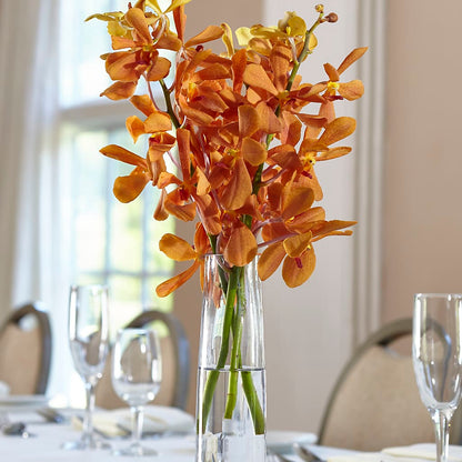 Orange Mokara Bud Vase –  Harpers House Of Flowers, Goldsboro NC